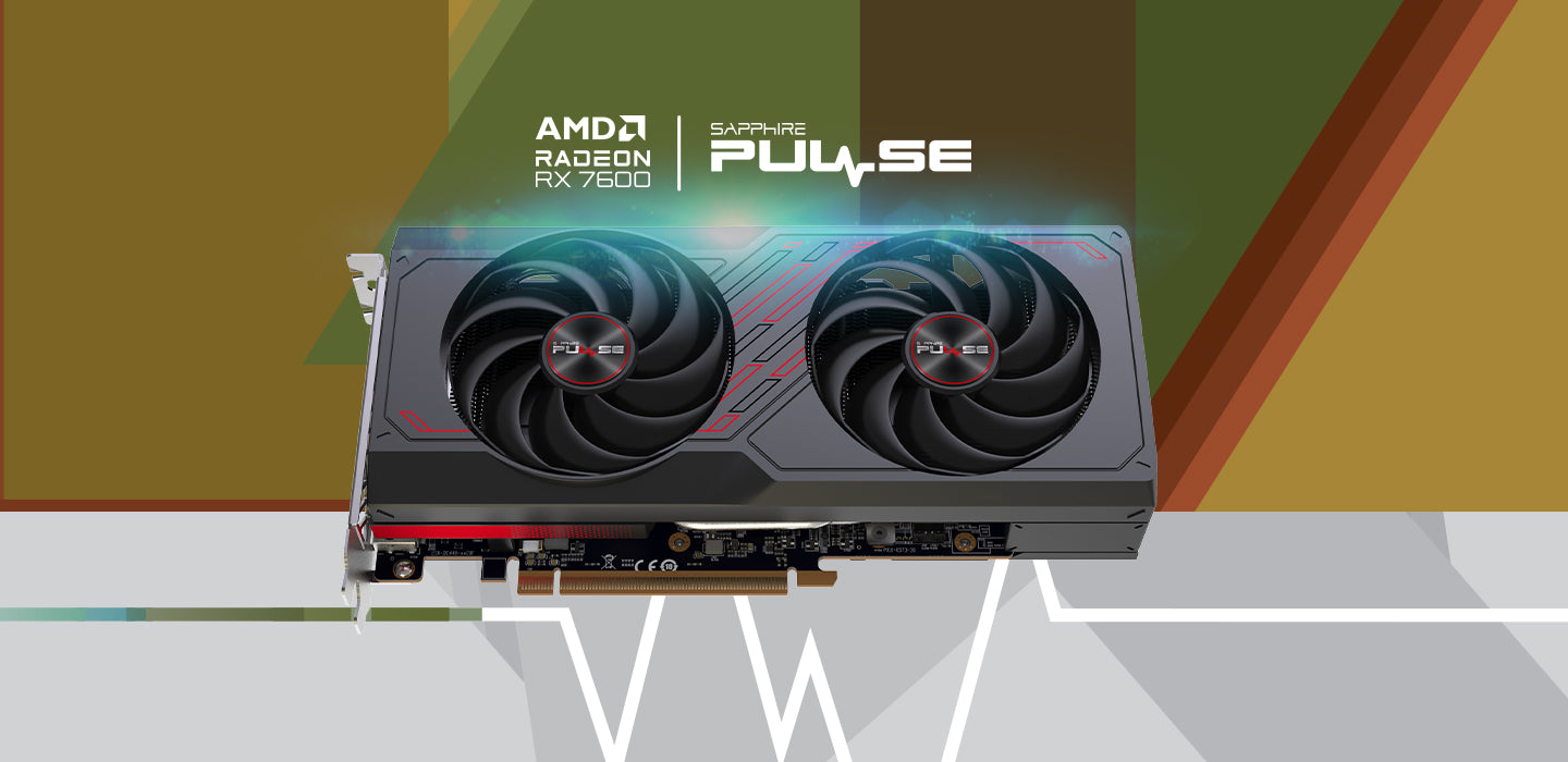 Sapphire PULSE AMD Radeon RX 7600 Gaming 8GB GDDR6 Graphics Card