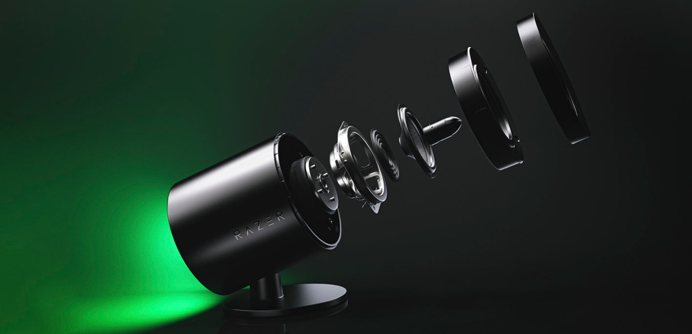 Razer Nommo V2 Full Range 2.1 PC Gaming Speakers with Subwoofer