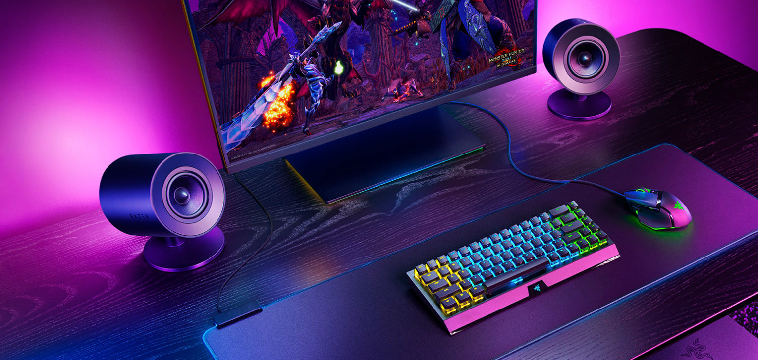 Razer Nommo V2 Full Range 2.1 PC Gaming Speakers with Subwoofer