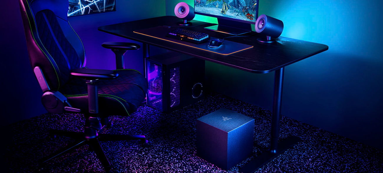 Razer Nommo V2 Full Range 2.1 PC Gaming Speakers with Subwoofer