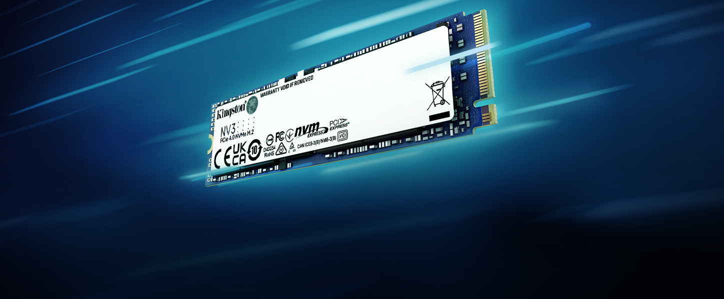 Kingston NV3 1TB M.2 NVMe Internal SSD PCIe Gen 4 - Up to 6000MB/s Read - Up to 4000MB/s Write