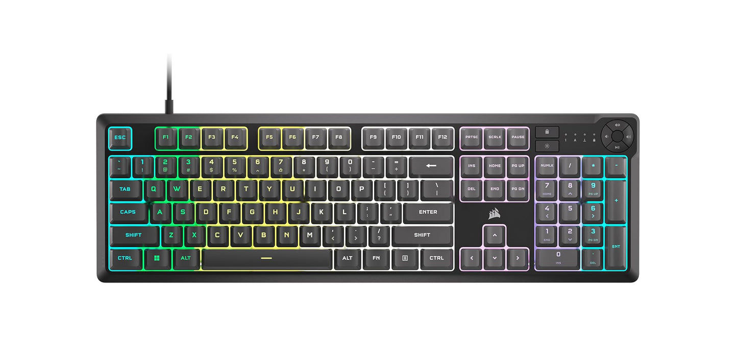 Corsair K55 CORE RGB Membrane Wired Gaming Keyboard