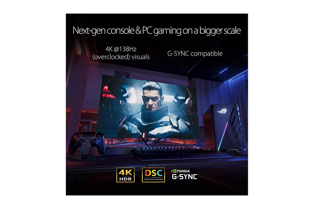 ASUS PG42UQ ROG SWIFT 41.5" 138HZ OLED 4K (3840 X 2160) Gaming Monitor - Godmode Gaming Monitor ASUS