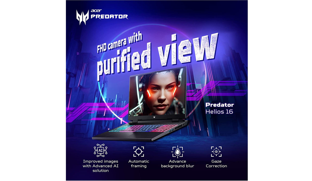 Acer Predator Helios Neo 16 WUXGA i7-13700HX 16GB 512G RTX4060 - Godmode