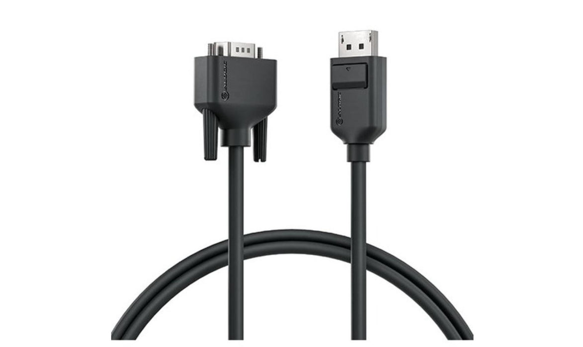 Alogic Display Port to VGA Cable - Elements Series - Male to Male - 2m - Godmode Cable Alogic