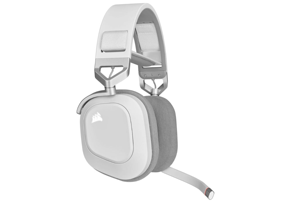 Corsair HS80 Gaming Headset RGB Wireless Headset - White - Godmode Gaming Headset Corsair