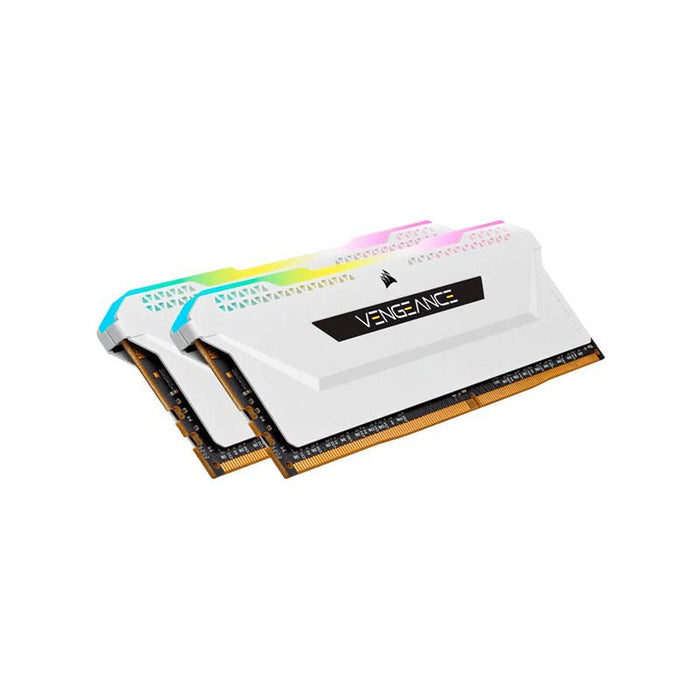 Corsair Vengeance RGB PRO 32GB (2x16GB) DDR4 3200MHz Memory - White - Godmode Memory Corsair