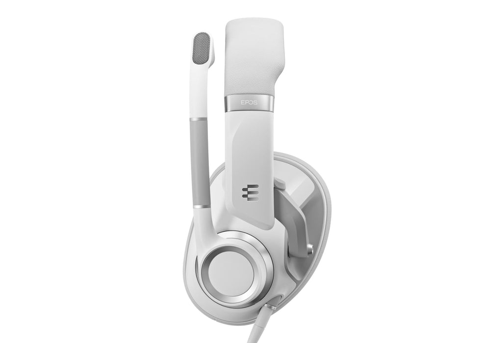 EPOS H6PRO Closed Acoustic Gaming Headset & GSX 300 Audio Bundle - White - Godmode Gaming Headset EPOS