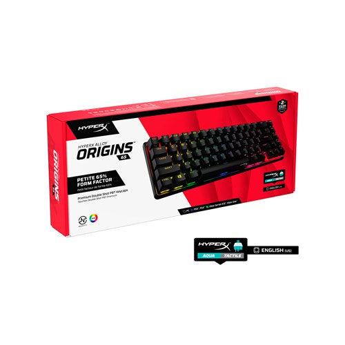 HyperX Alloy Origins 65 Mechanical Gaming Keyboard - Aqua Tactile Switches - Godmode Gaming Keyboard HyperX