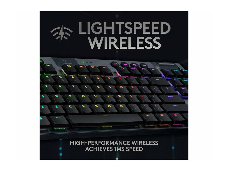 Logitech G915 TKL LIGHTSPEED Wireless Mechanical Gaming Keyboard - Clicky Switch - Godmode Gaming Keyboard Logitech