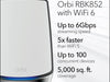 NETGEAR Orbi RBK852 Whole Home Tri-band AX6000 Mesh WiFi 6 System - 2 Pack - Godmode Mesh Router NETGEAR