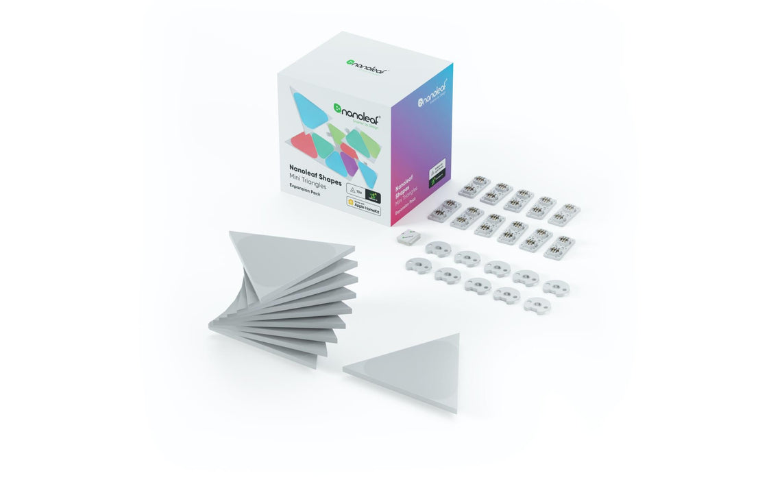 Nanoleaf Shapes Triangles Mini Expansion (10 Pack) - Godmode Smart Lighting Nanoleaf