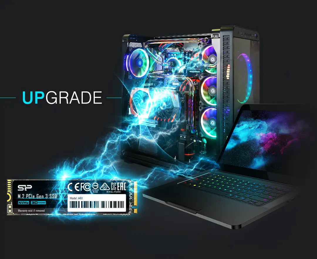 PCIe Gen 3×4 P34A60<br><font color='#888888' size='2%'> </font> A System Upgrade With Room For More