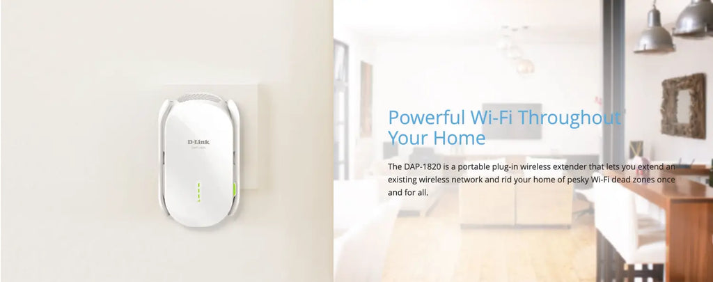 D-Link DAP-1820 AC2000 Wi-Fi Range Extender
