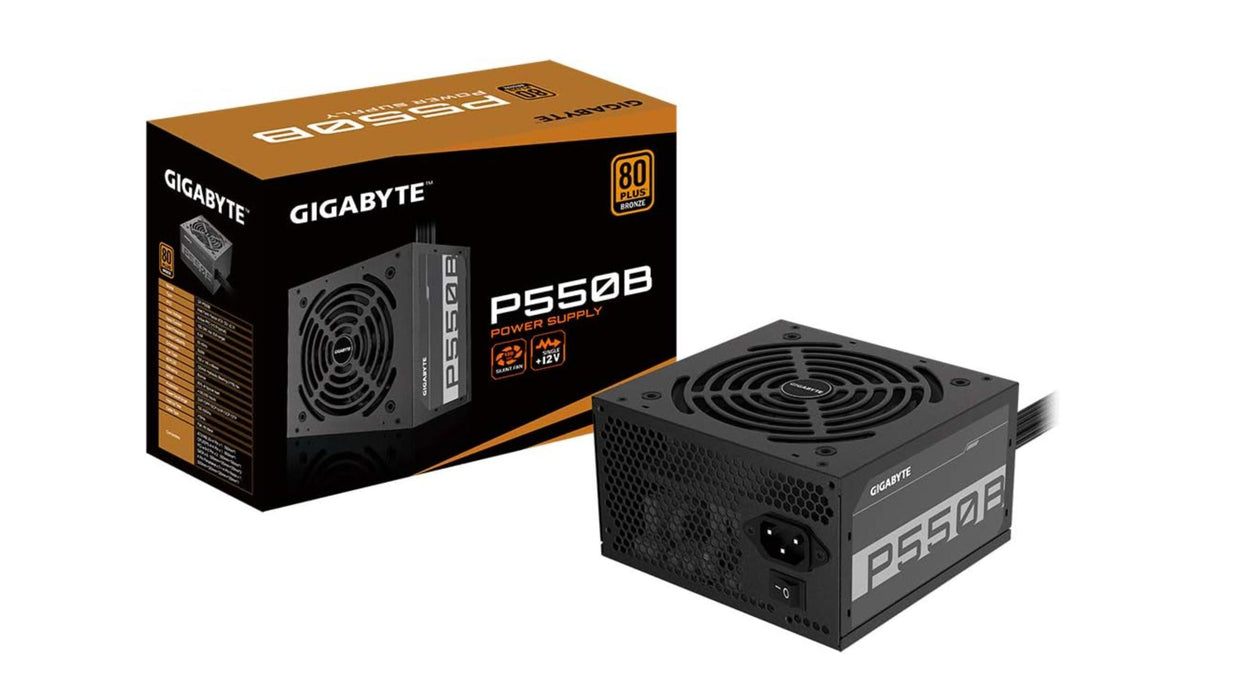 Gigabyte GP-P550B 550W ATX 85/88/85 MEPS PSU - 3 Year Warranty
