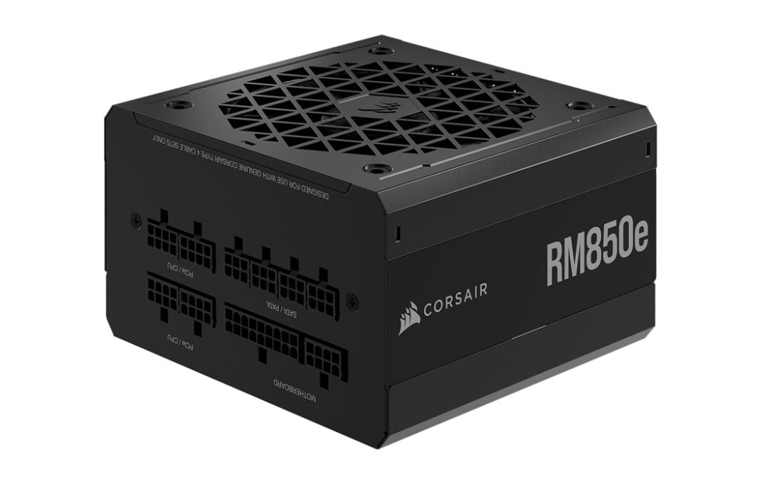 Corsair RM850e 850W ATX 3.0 Power Supply -  PCIe 5.0 12VHPWR GPU Cable Included