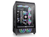 Thermaltake The Tower 500 Tempered Glass Mid Tower Case - Black - Godmode Computer Case Thermaltake