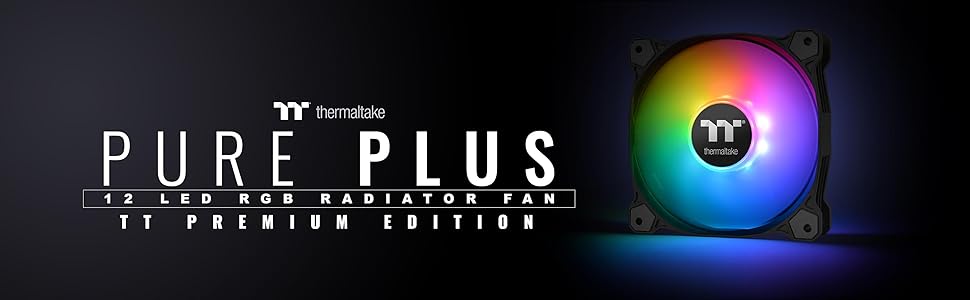 Thermaltake Pure Plus 14 RGB TT Premium Edition 140mm ARGB PWM 3Pack