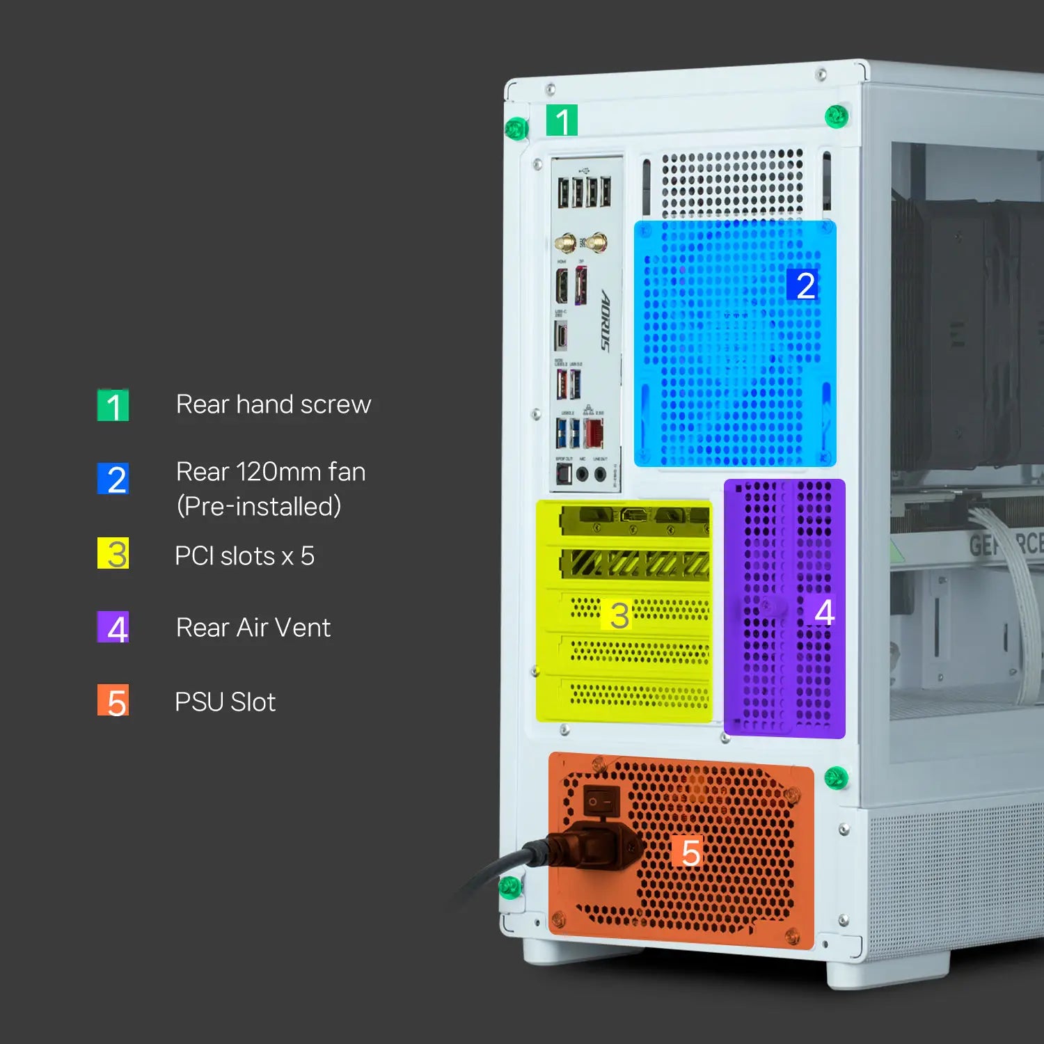 Zalman P10 Namu mATX Mini Tower Case White