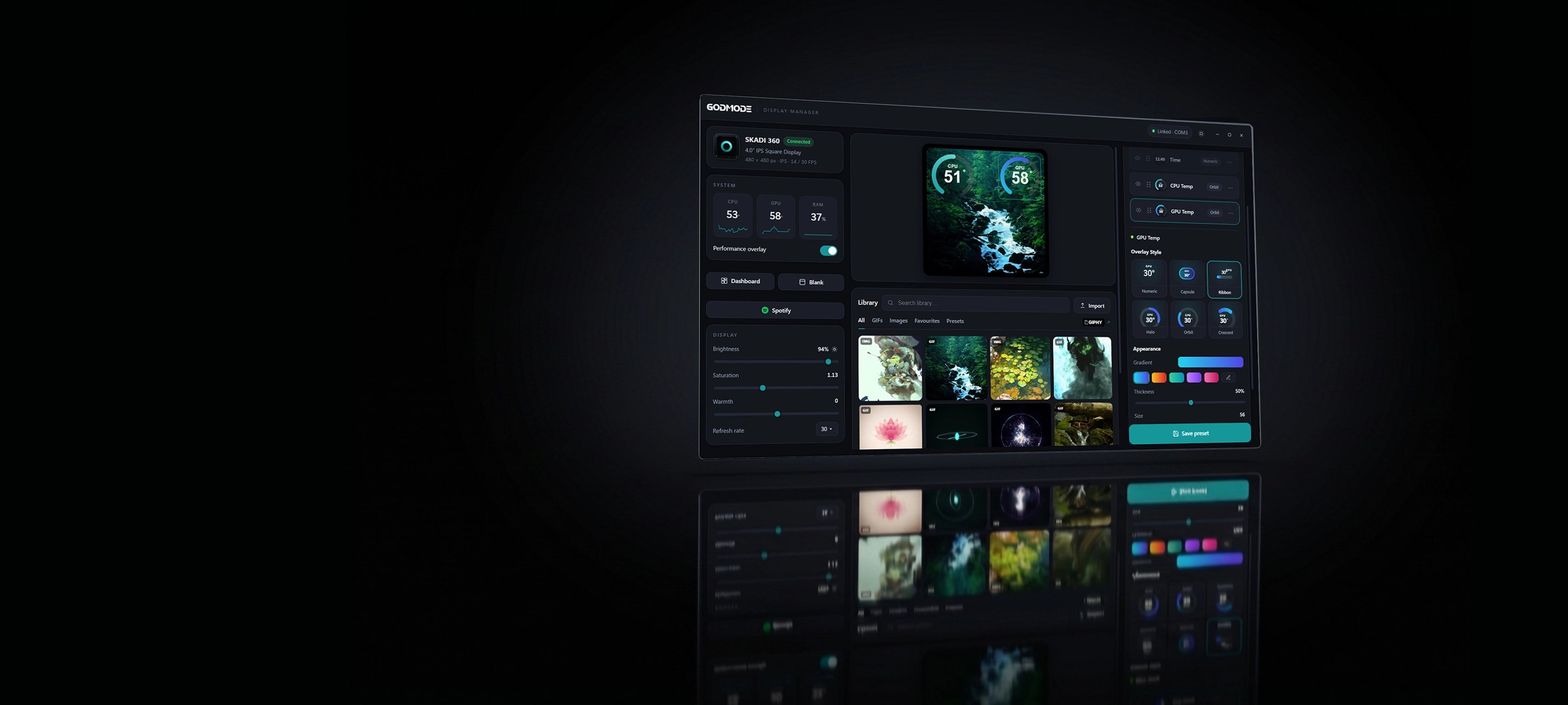 Godmode Display Manager downloads