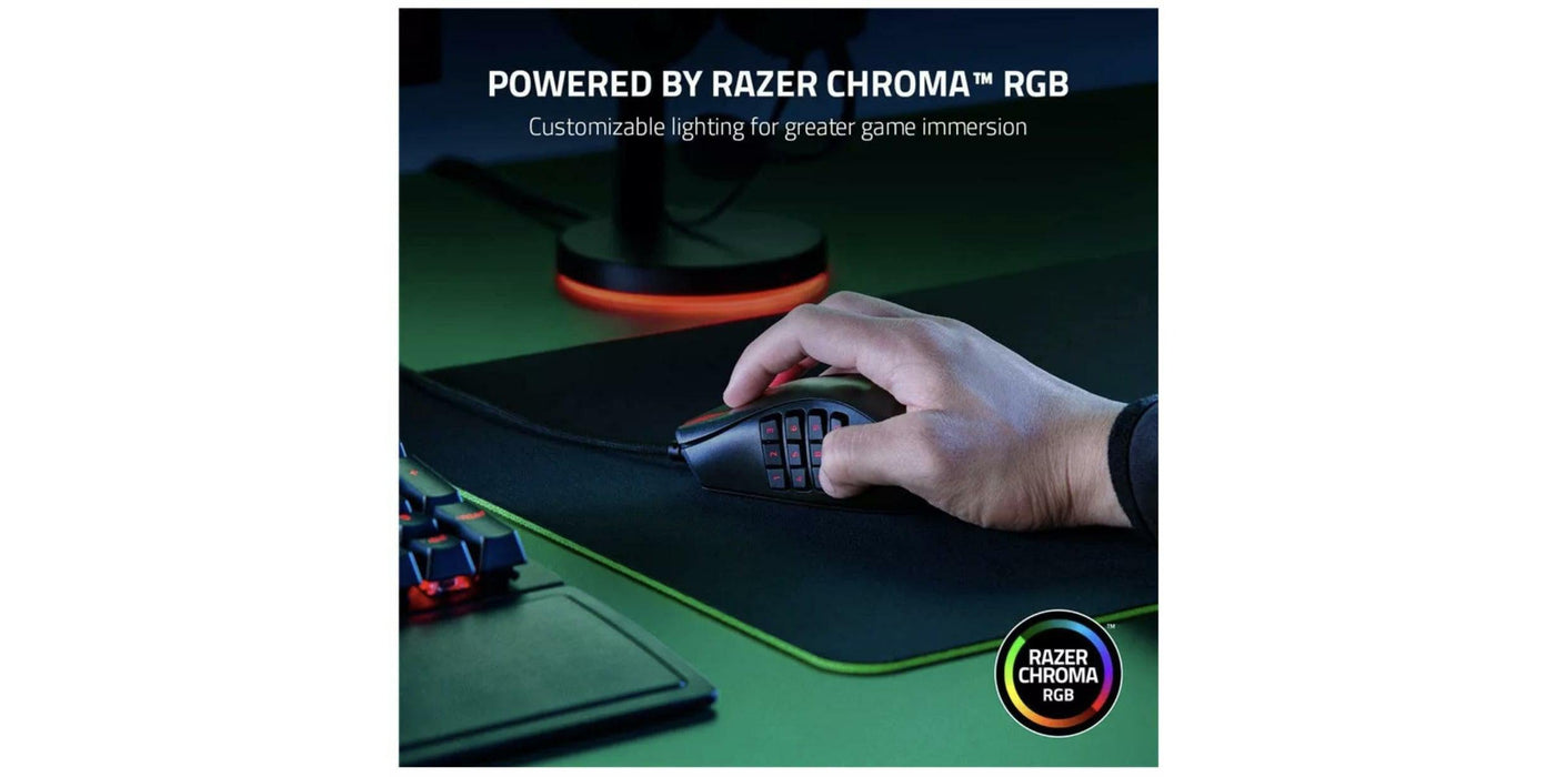 Razer Naga X Wired MMO Gaming Mouse - Godmode Gaming Mouse Razer